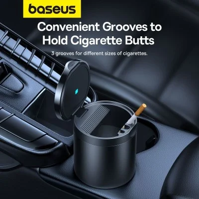Baseus Premium 2 Car Ashtray &ndash; Black